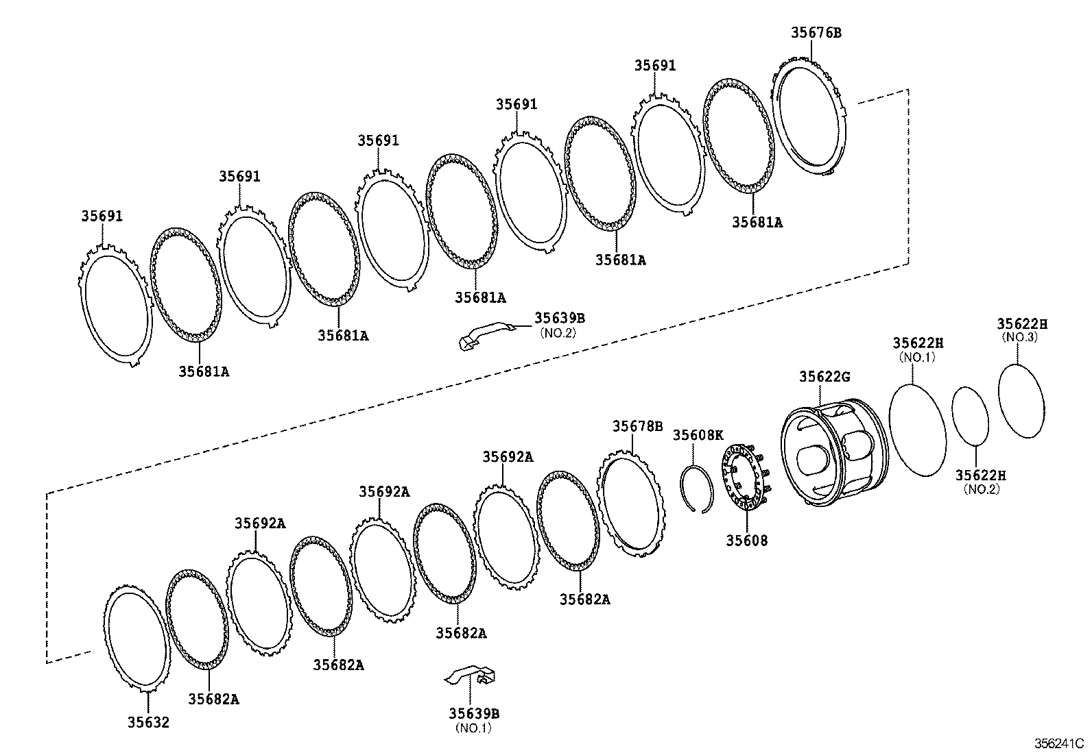  GS30 35 43 460 |  CENTER SUPPORT PLANETARY SUN GEAR ATM