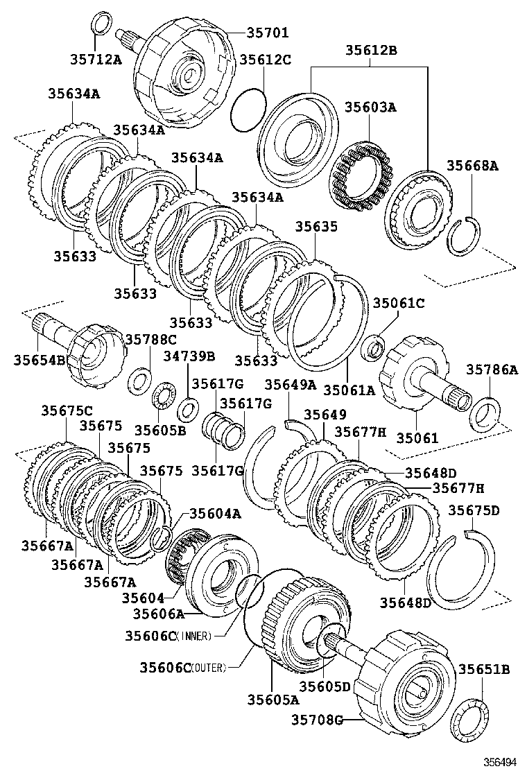  YARIS |  BRAKE BAND MULTIPLE DISC CLUTCH ATM