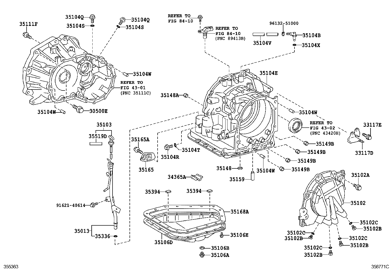  YARIS ECHO 4D |  TRANSMISSION CASE OIL PAN ATM