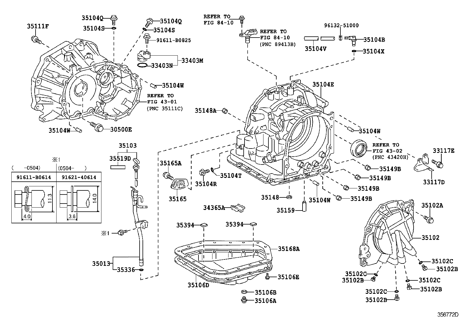  YARIS ECHO 3D 5D |  TRANSMISSION CASE OIL PAN ATM