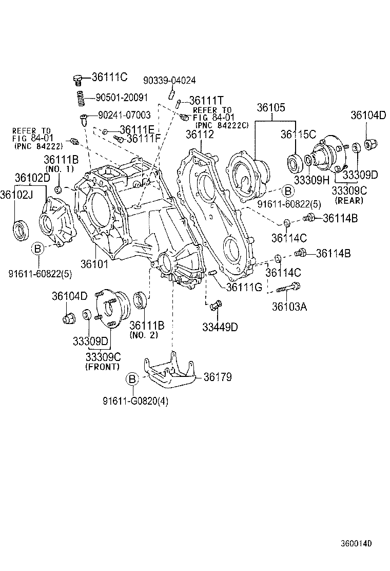  LAND CRUISER 90 |  TRANSFER CASE EXTENSION HOUSING