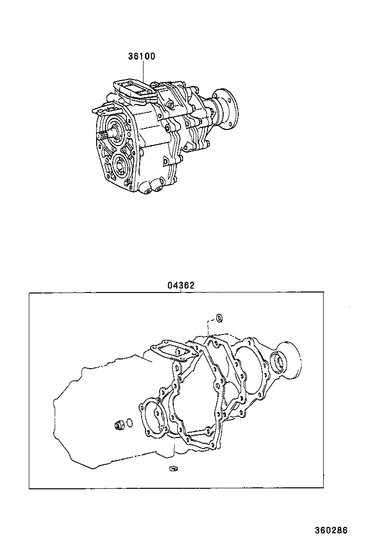  HILUX |  TRANSFER ASSEMBLY GASKET KIT