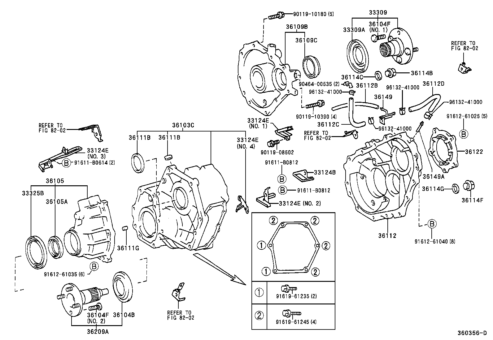  LAND CRUISER 100 105 |  TRANSFER CASE EXTENSION HOUSING