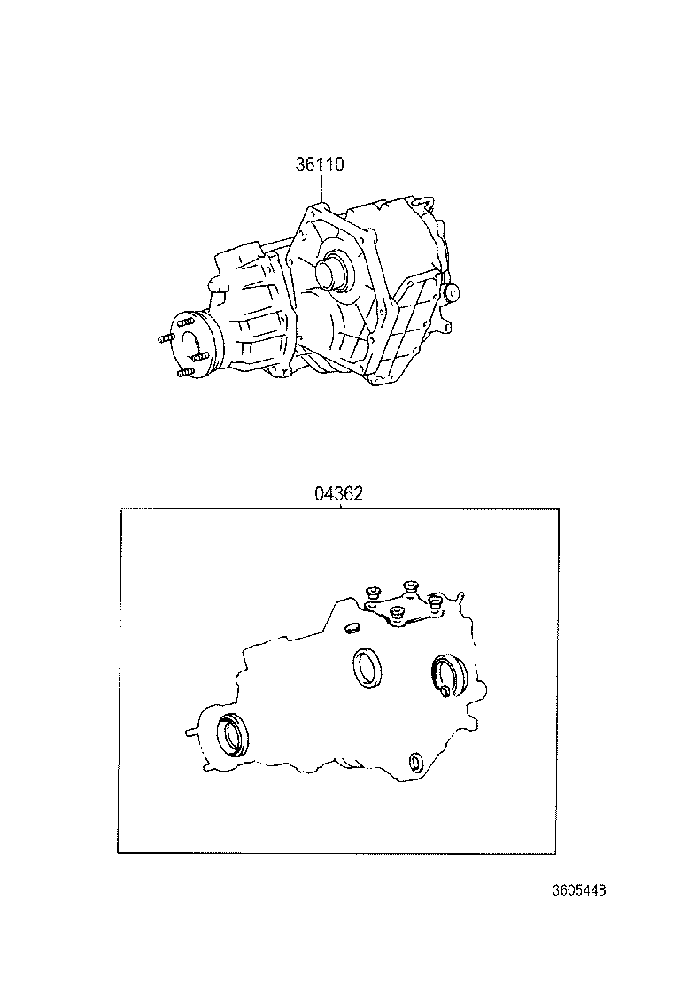  LAND CRUISER 80 |  TRANSFER ASSEMBLY GASKET KIT