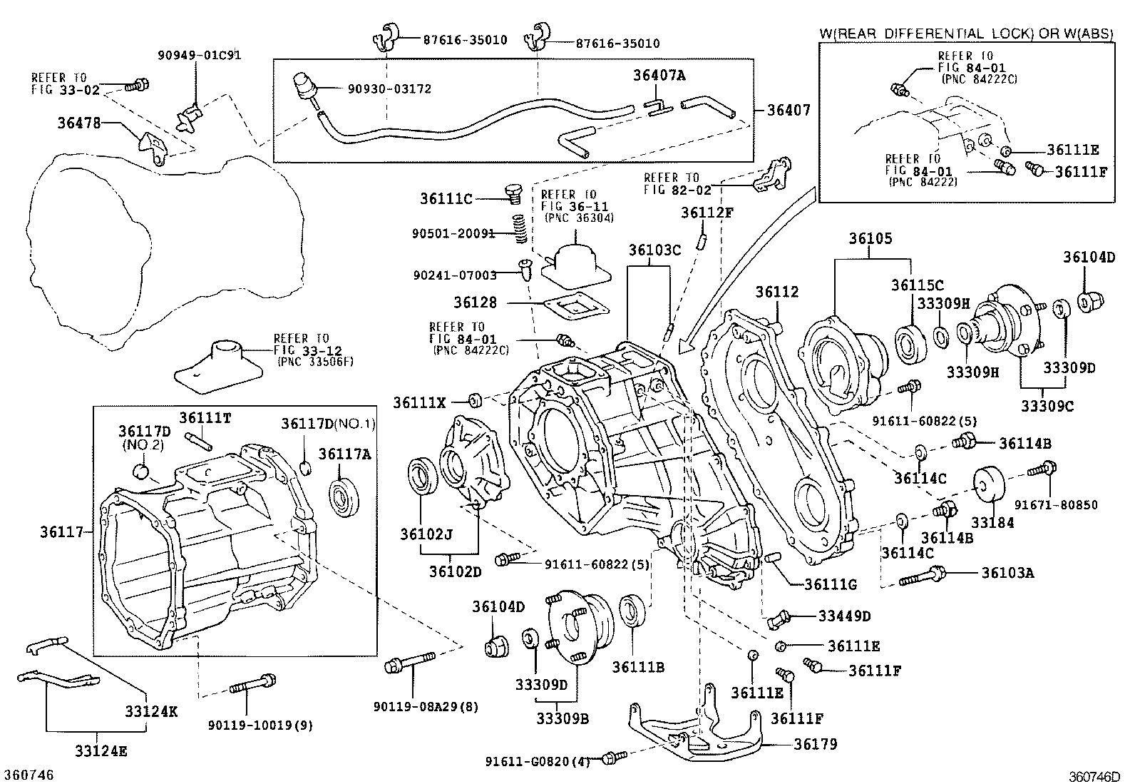  LAND CRUISER PRADO |  TRANSFER CASE EXTENSION HOUSING