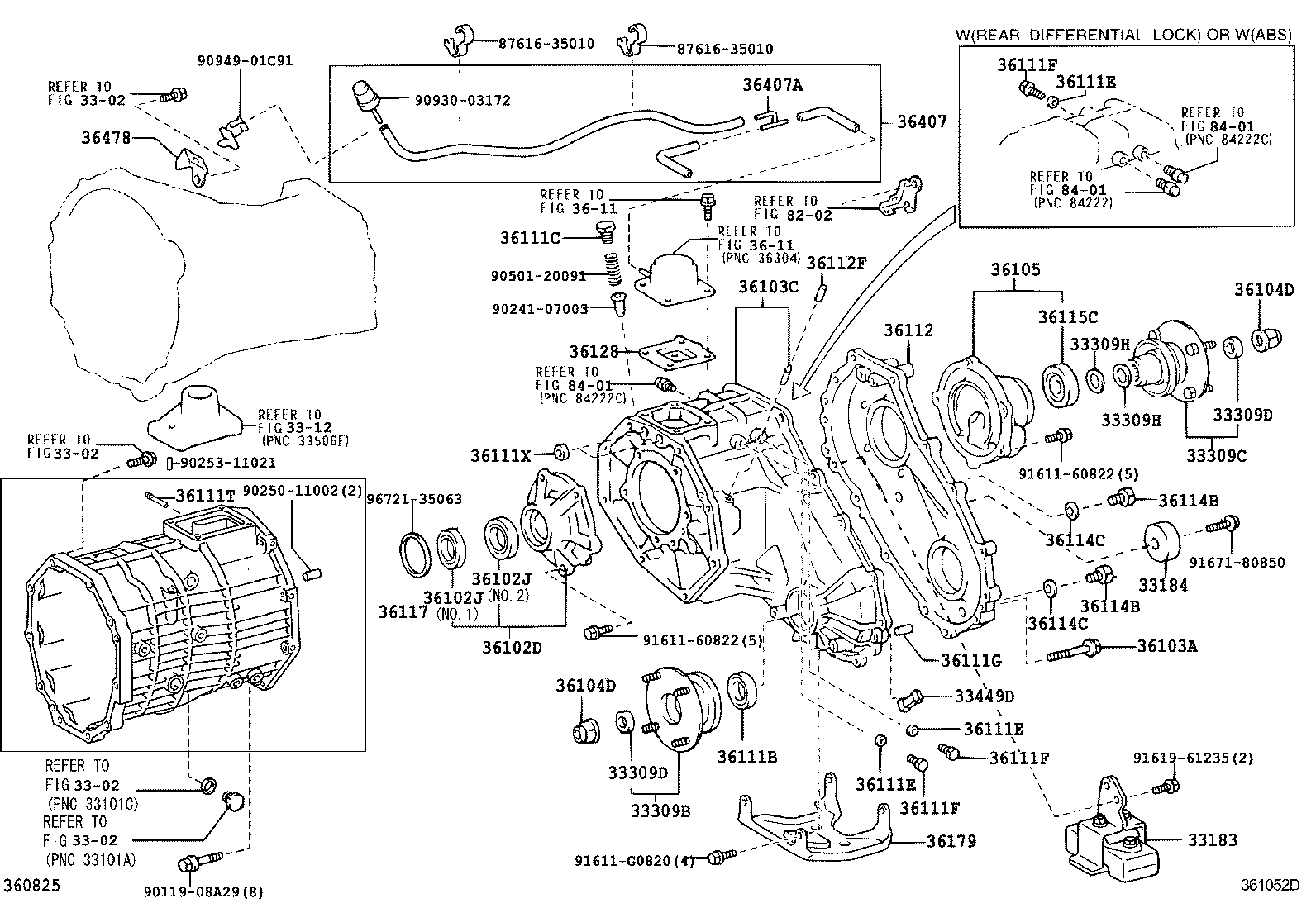  LAND CRUISER PRADO |  TRANSFER CASE EXTENSION HOUSING