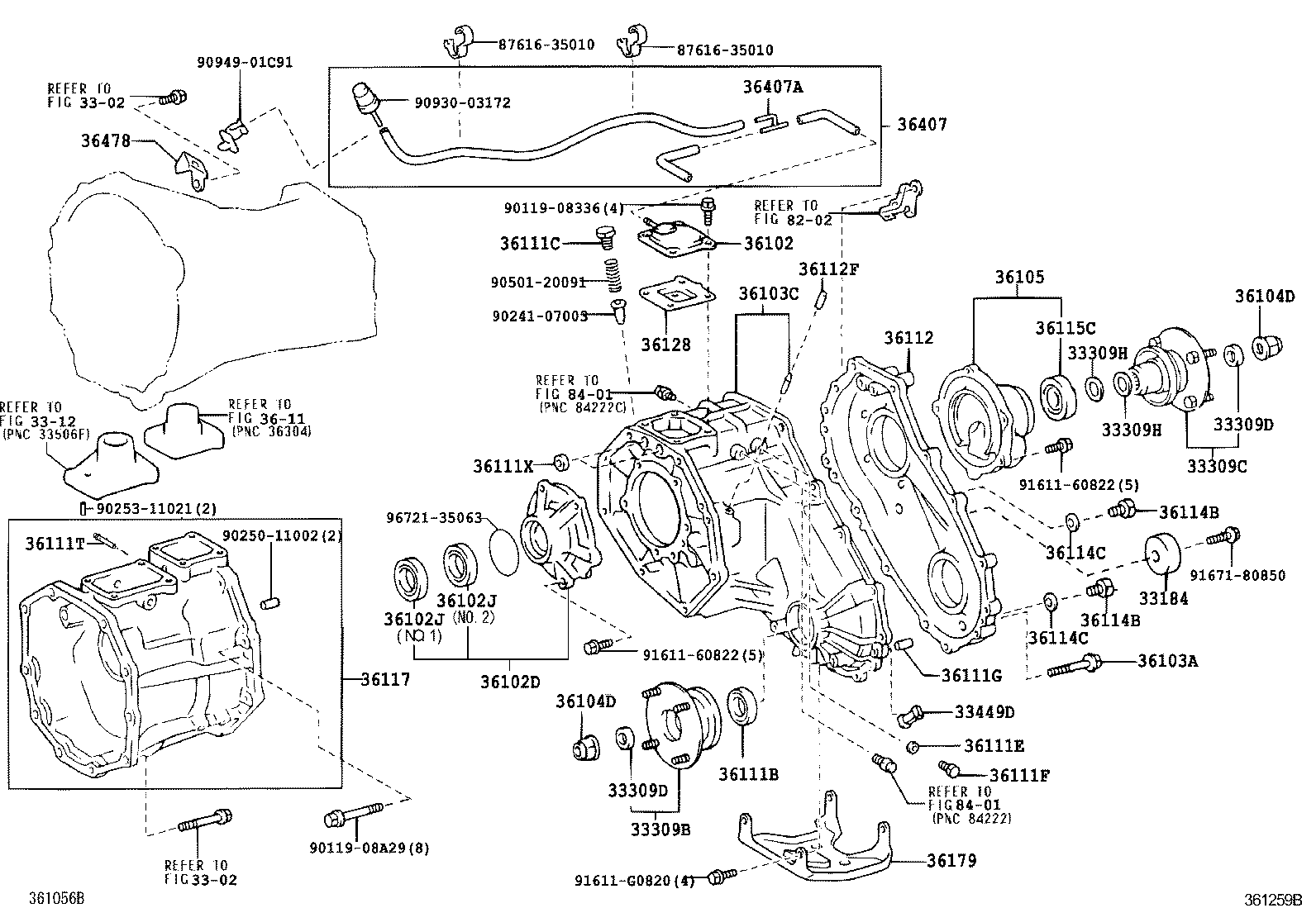  LAND CRUISER PRADO |  TRANSFER CASE EXTENSION HOUSING