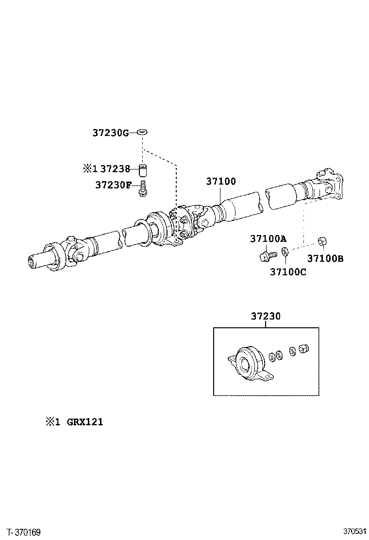  REIZ |  PROPELLER SHAFT UNIVERSAL JOINT