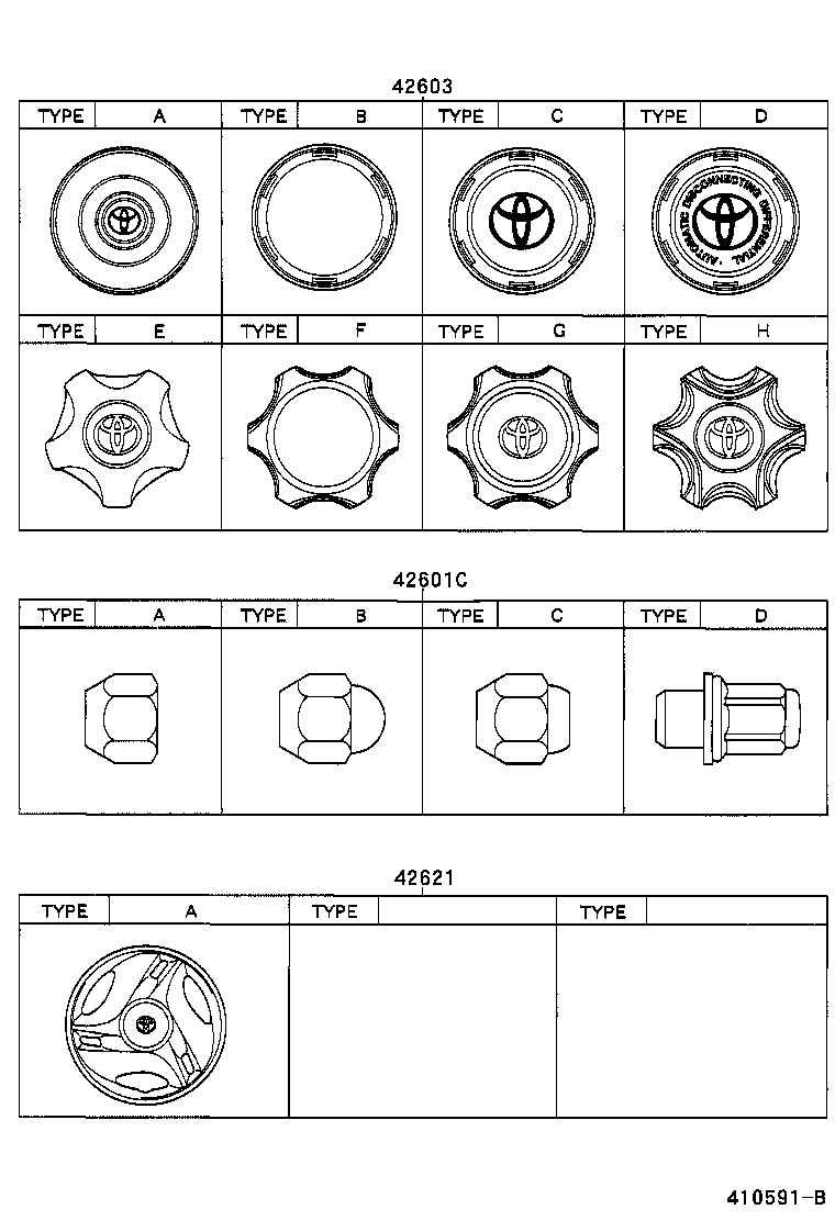  HILUX |  DISC WHEEL WHEEL CAP