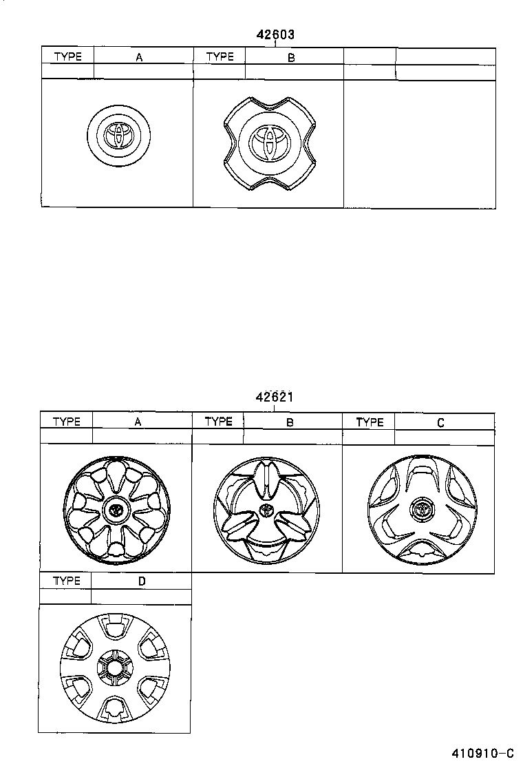  YARIS ECHO 4D |  DISC WHEEL WHEEL CAP