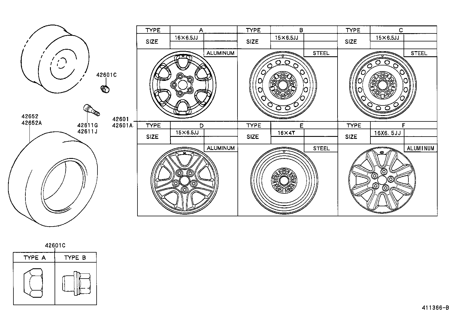  PICNIC AVENSIS VERSO |  DISC WHEEL WHEEL CAP