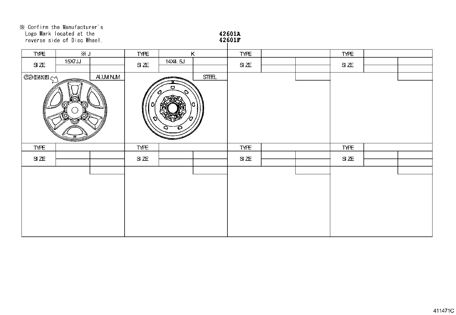  HILUX |  DISC WHEEL WHEEL CAP