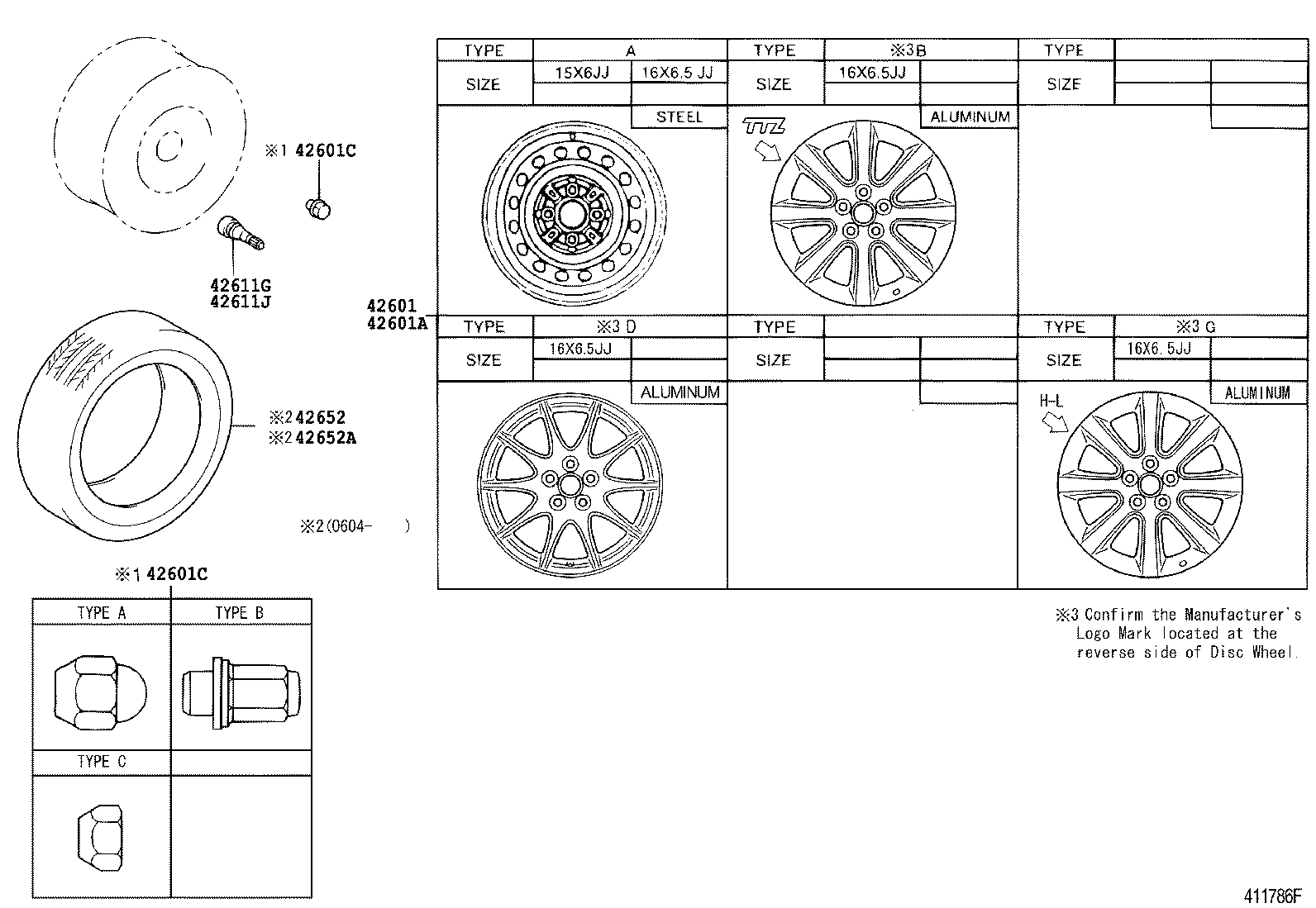  AVENSIS |  DISC WHEEL WHEEL CAP