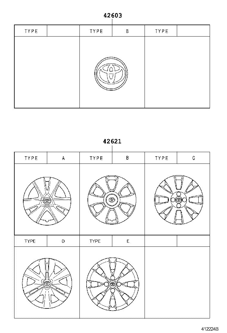  YARIS |  DISC WHEEL WHEEL CAP