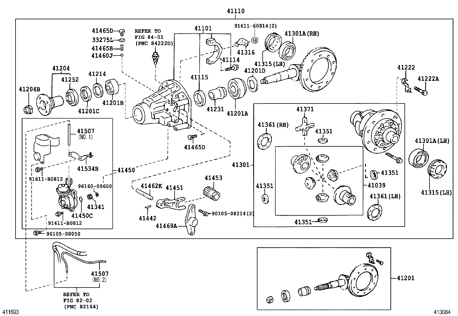  HILUX |  REAR AXLE HOUSING DIFFERENTIAL