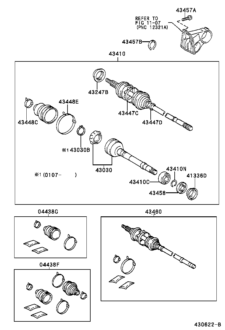  AVALON |  FRONT DRIVE SHAFT