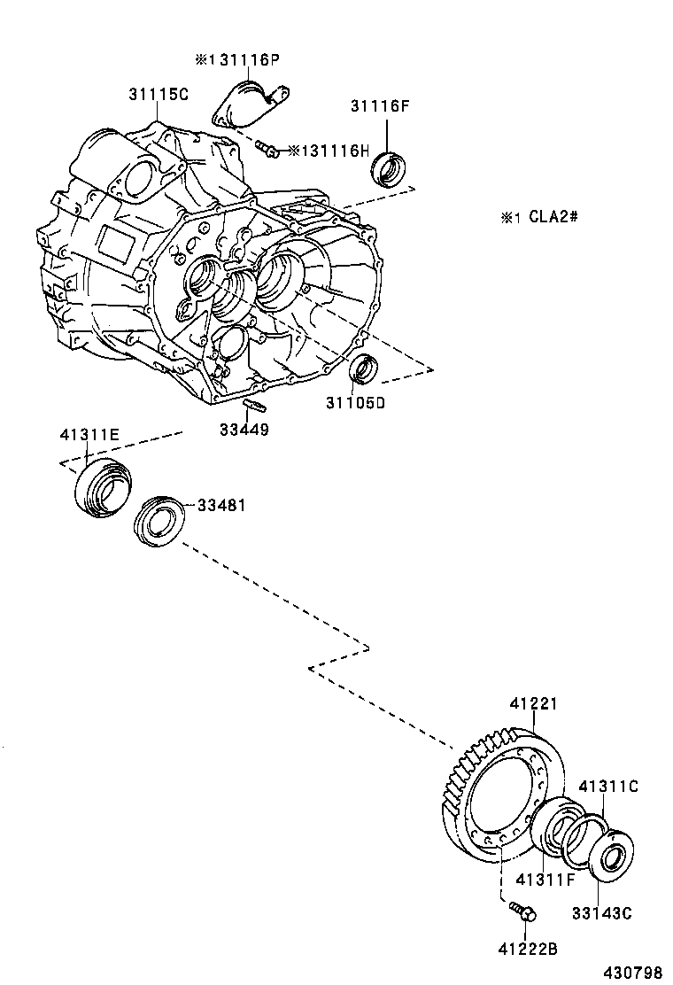 RAV4 | FRONT AXLE HOUSING DIFFERENTIAL