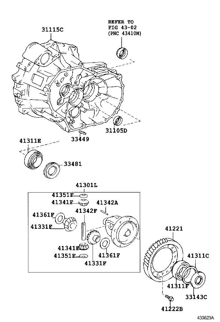  CAMRY |  FRONT AXLE HOUSING DIFFERENTIAL
