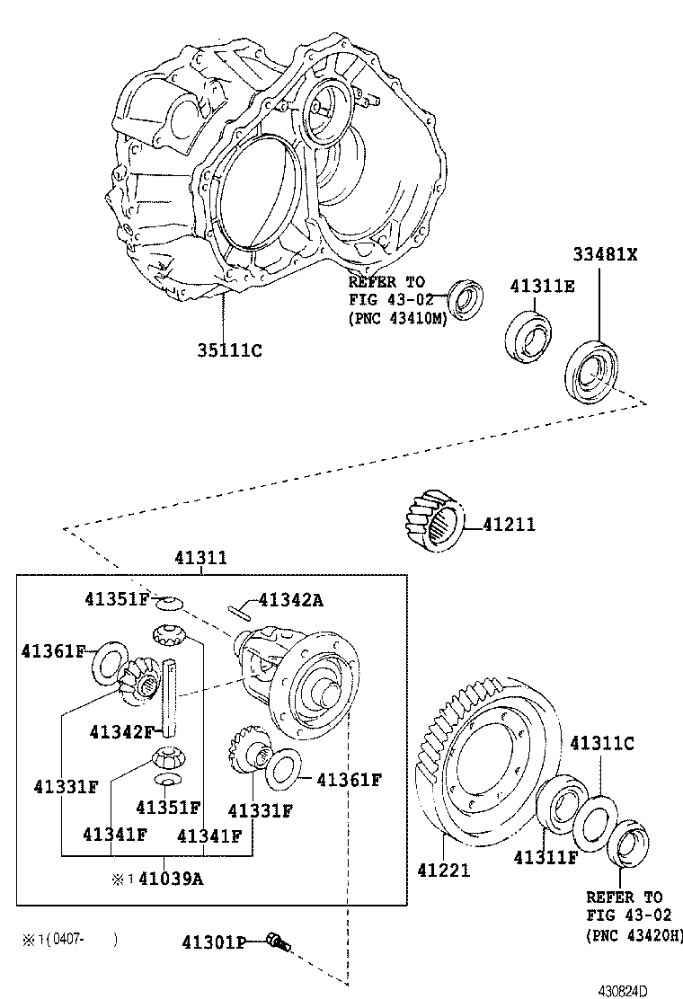  CAMRY |  FRONT AXLE HOUSING DIFFERENTIAL