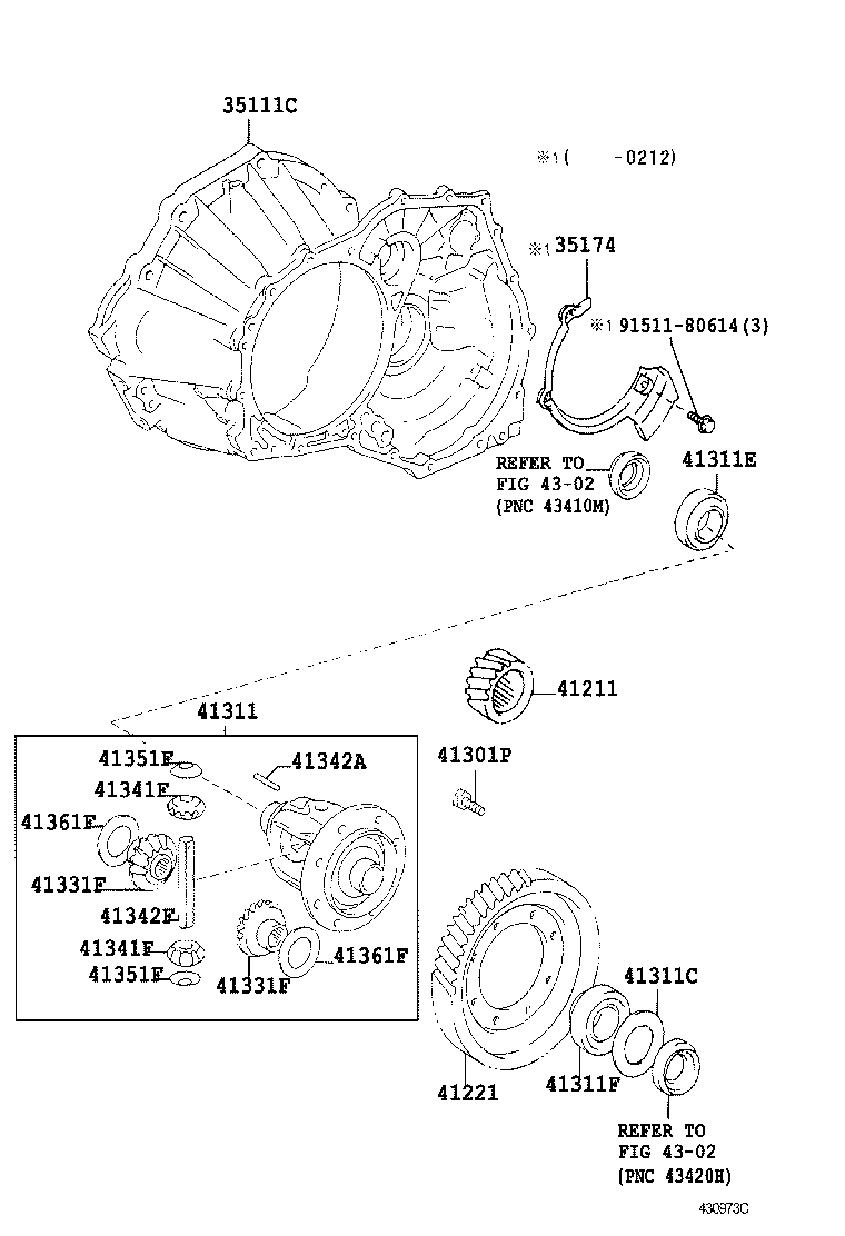  CAMRY |  FRONT AXLE HOUSING DIFFERENTIAL