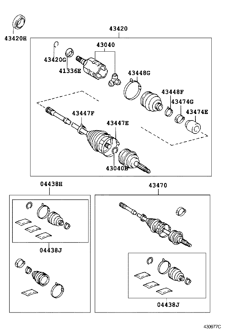  CAMRY |  FRONT DRIVE SHAFT