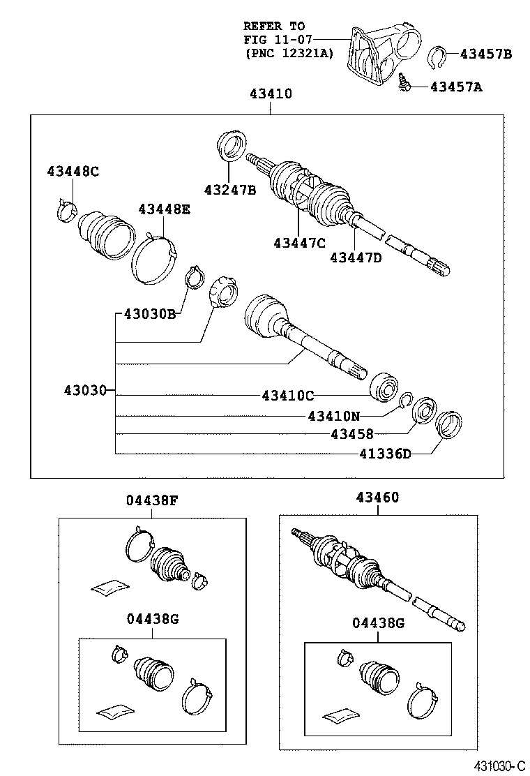  CAMRY AUSTRALIA |  FRONT DRIVE SHAFT