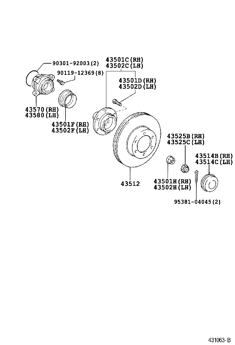  4RUNNER |  FRONT AXLE HUB