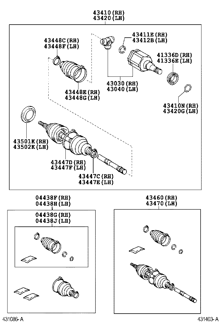  HILUX |  FRONT DRIVE SHAFT