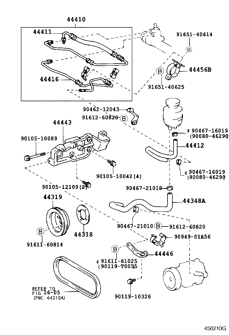  T U V |  POWER STEERING TUBE