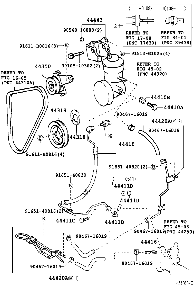  HIACE HIACE S B V |  POWER STEERING TUBE