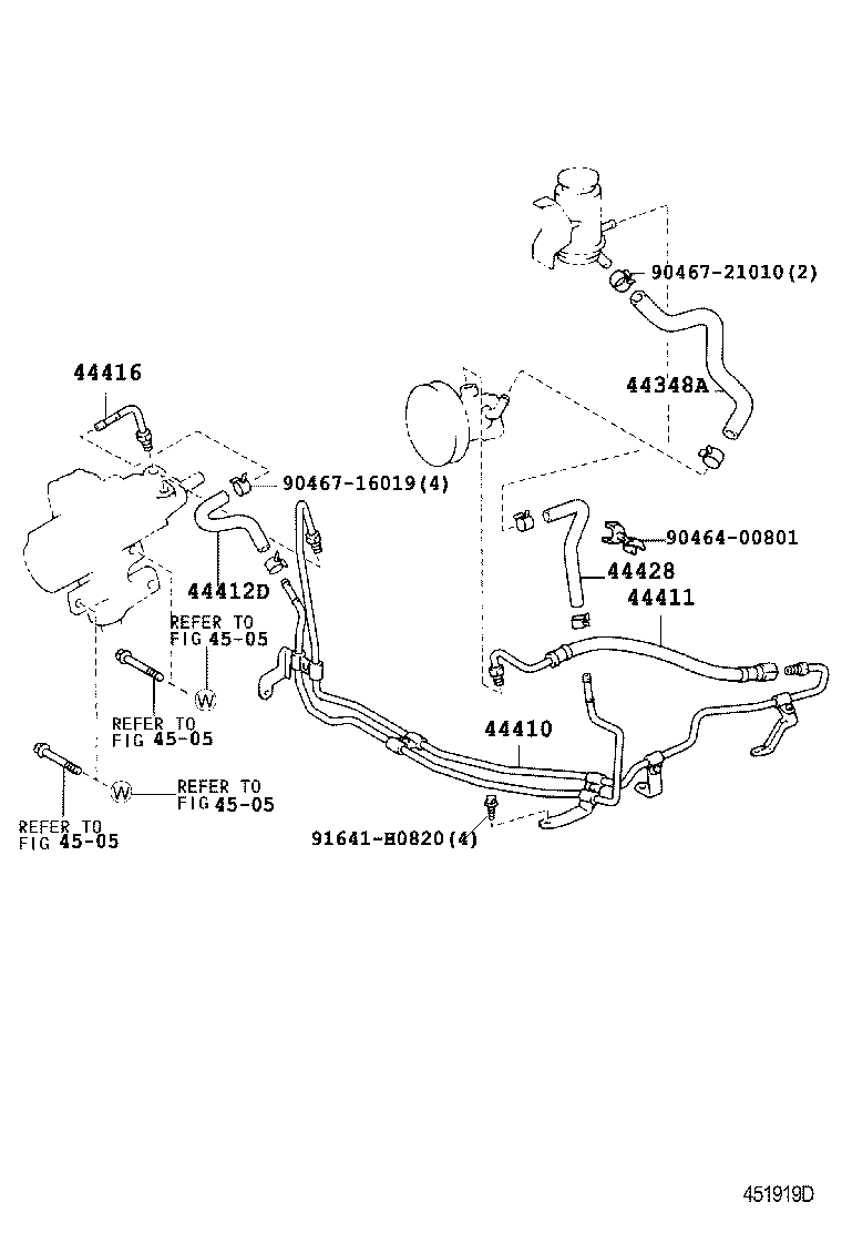  HILUX |  POWER STEERING TUBE