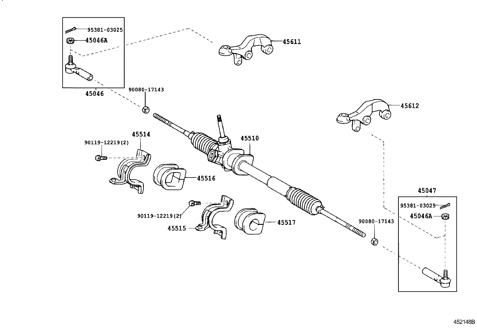  QUALIS |  FRONT STEERING GEAR LINK