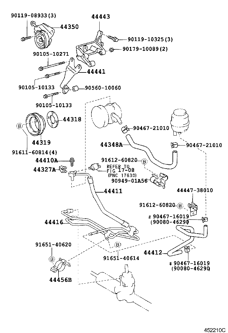  T U V |  POWER STEERING TUBE
