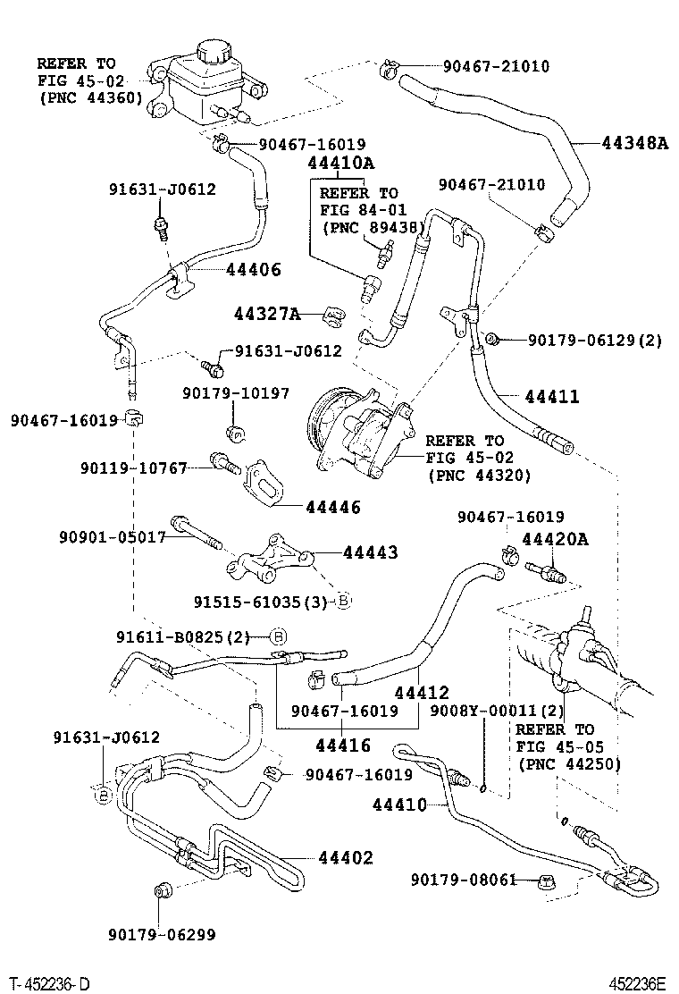  AVALON |  POWER STEERING TUBE