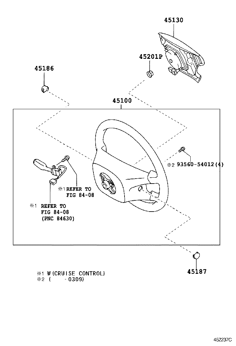  AVALON |  STEERING WHEEL