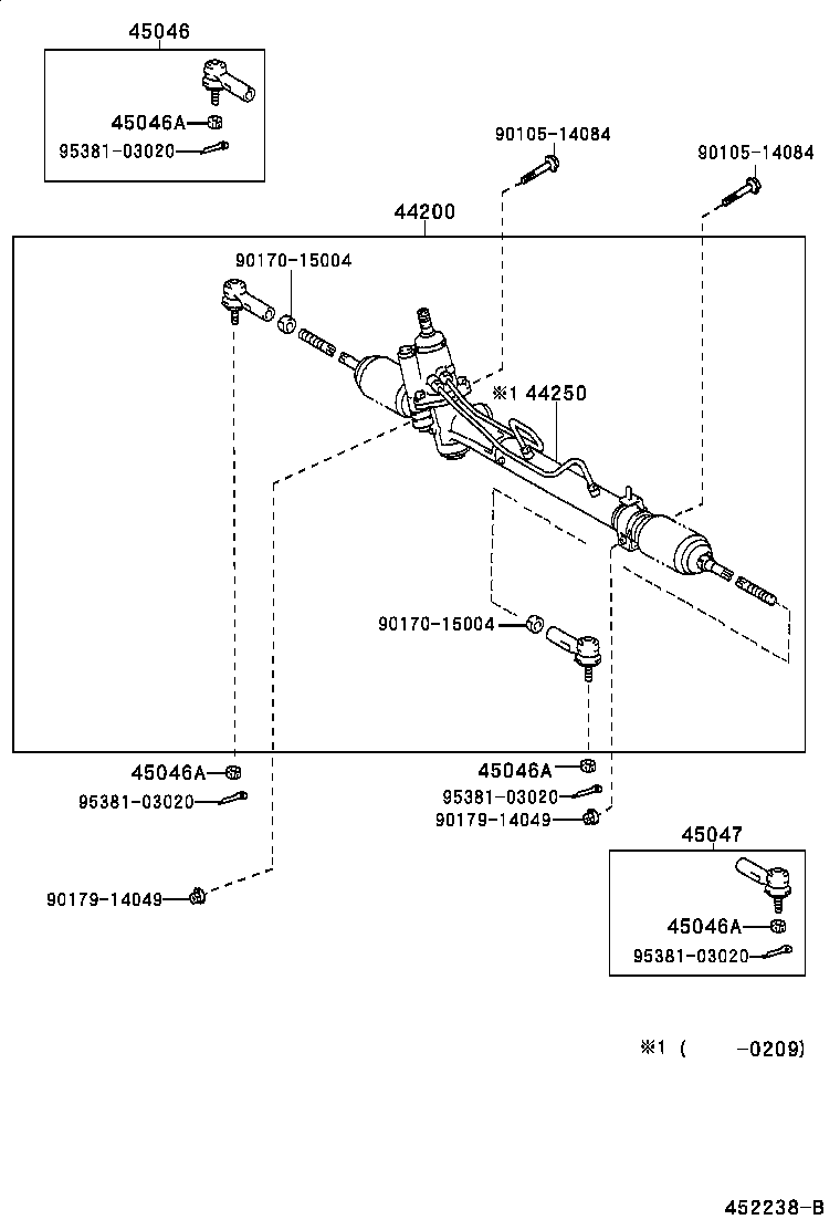  AVALON |  FRONT STEERING GEAR LINK