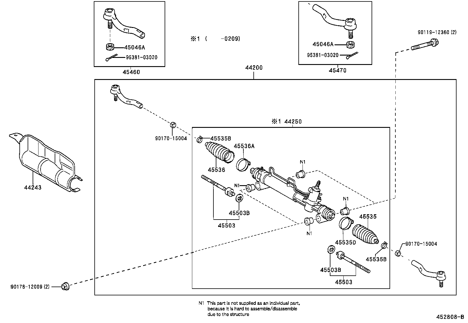  ES300 |  FRONT STEERING GEAR LINK