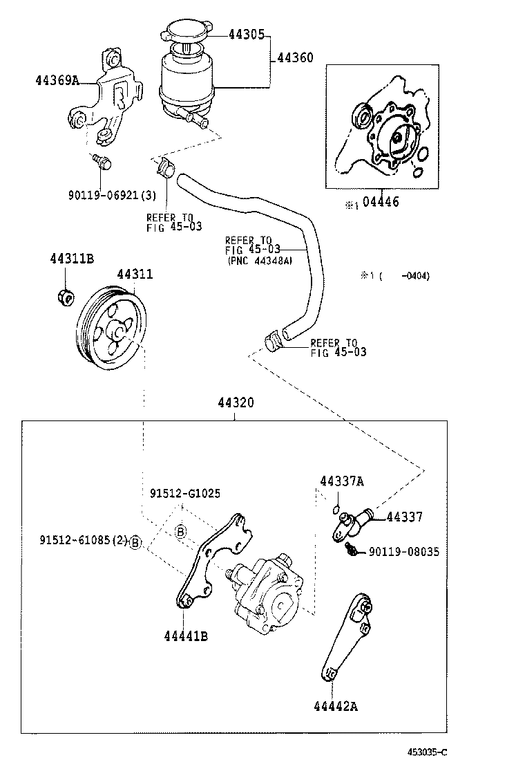  CAMRY |  VANE PUMP RESERVOIR POWER STEERING