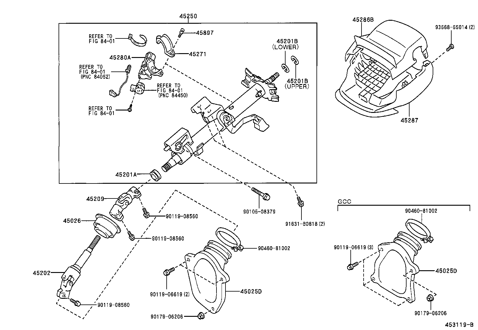  CAMRY AUSTRALIA |  STEERING COLUMN SHAFT