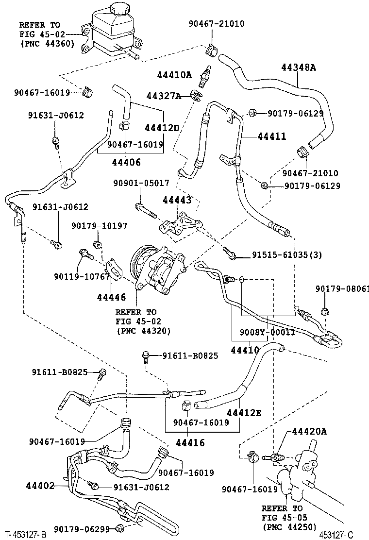  CAMRY AUSTRALIA |  POWER STEERING TUBE