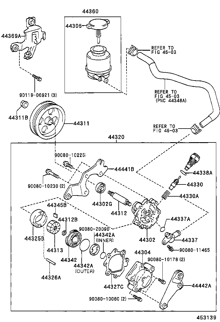  CAMRY |  VANE PUMP RESERVOIR POWER STEERING