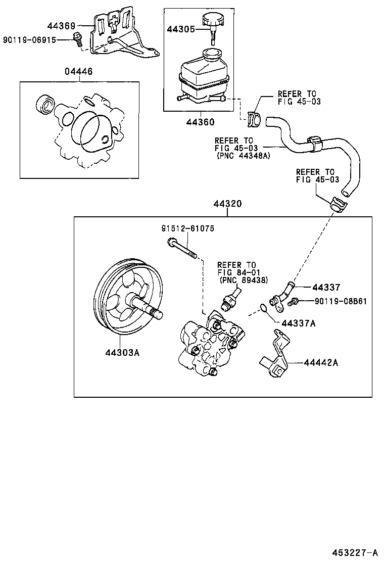  CELICA |  VANE PUMP RESERVOIR POWER STEERING