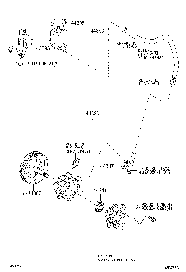  CAMRY |  VANE PUMP RESERVOIR POWER STEERING