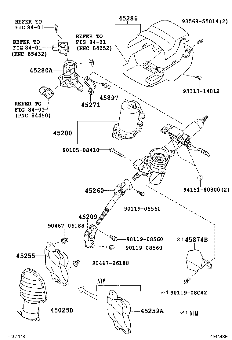  YARIS |  STEERING COLUMN SHAFT