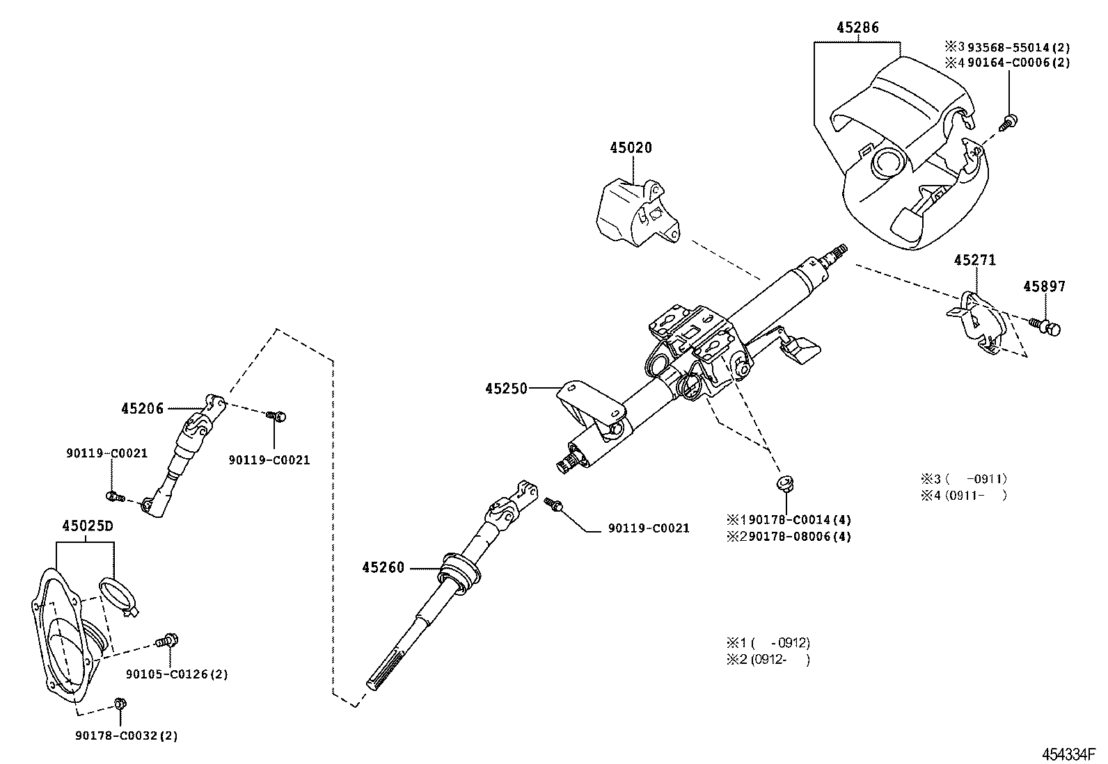  REIZ |  STEERING COLUMN SHAFT