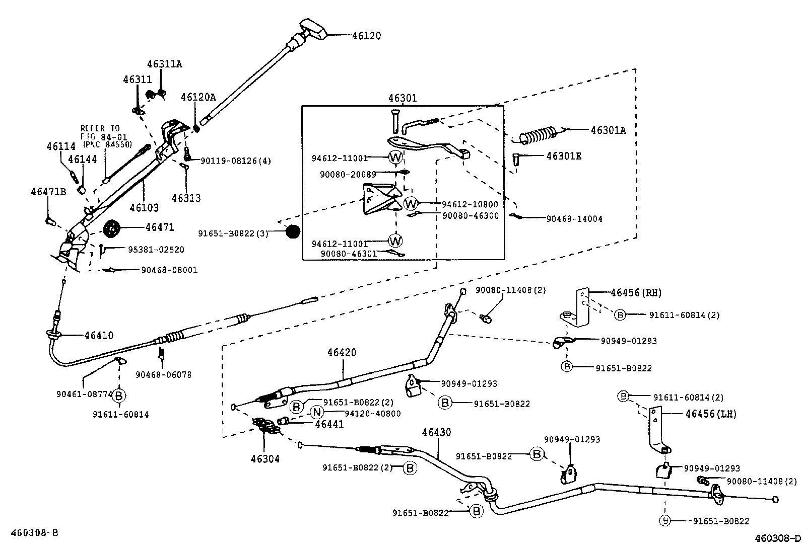  QUALIS |  PARKING BRAKE CABLE