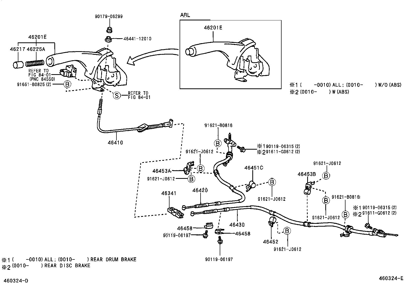  RAV4 |  PARKING BRAKE CABLE