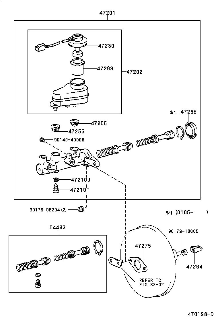  T U V |  BRAKE MASTER CYLINDER