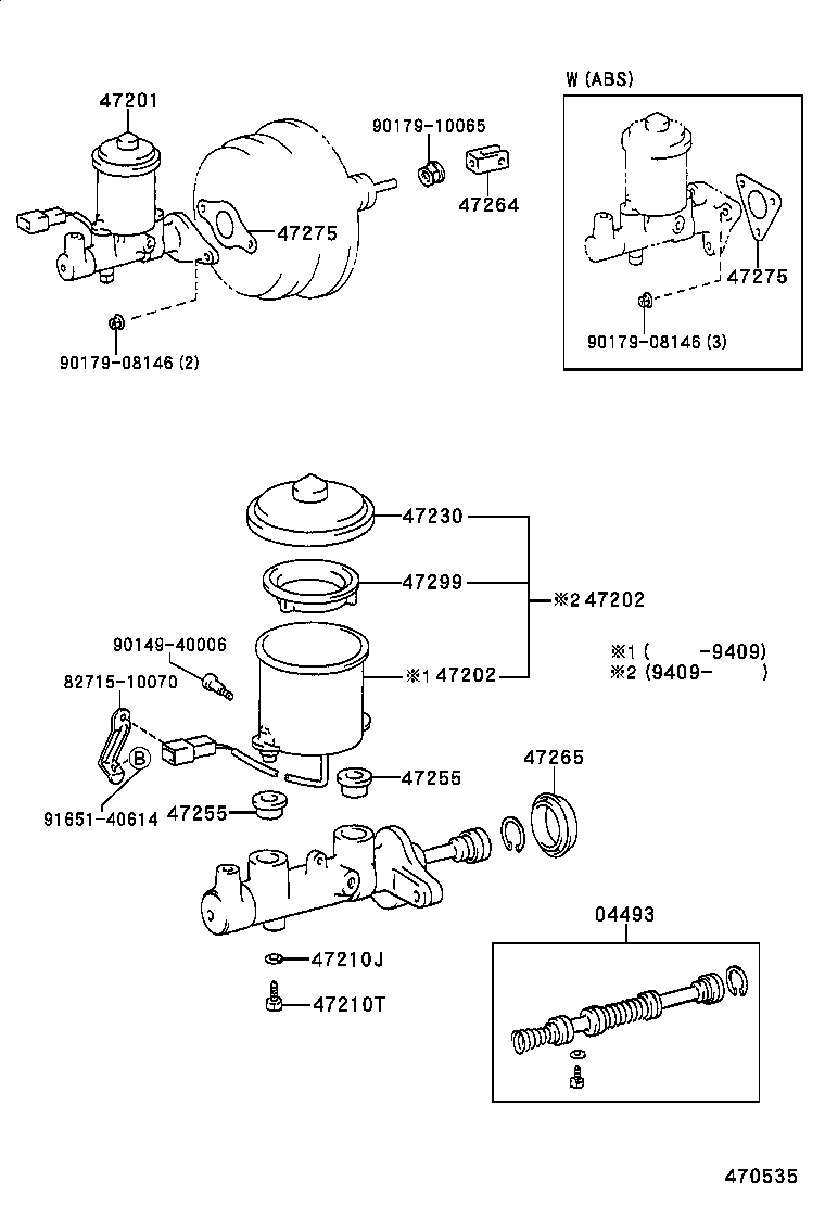  STARLET |  BRAKE MASTER CYLINDER