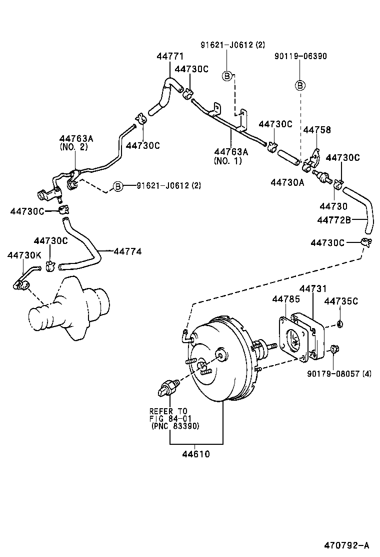 HILUX | BRAKE BOOSTER VACUUM TUBE